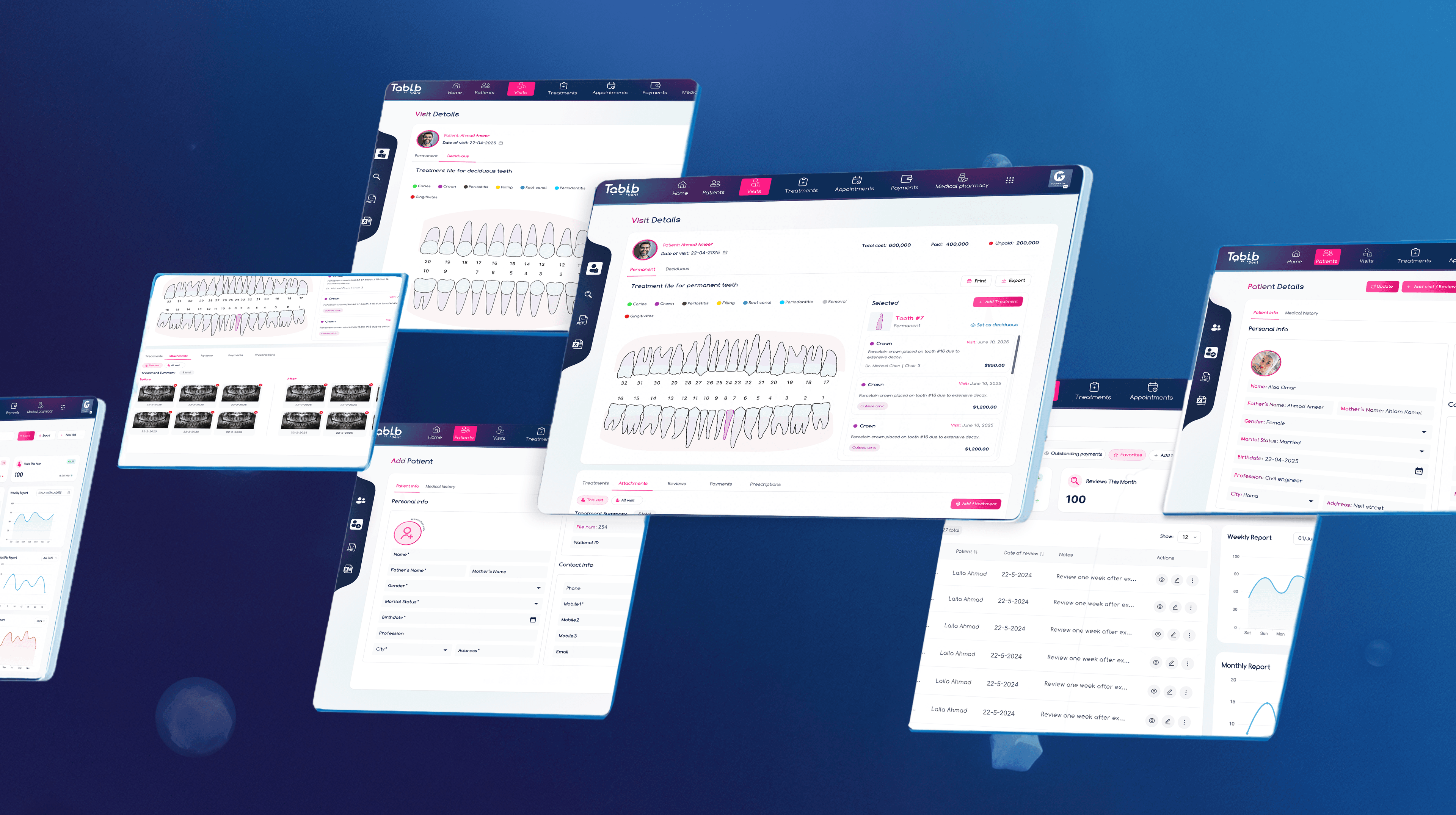TabibDent Interface